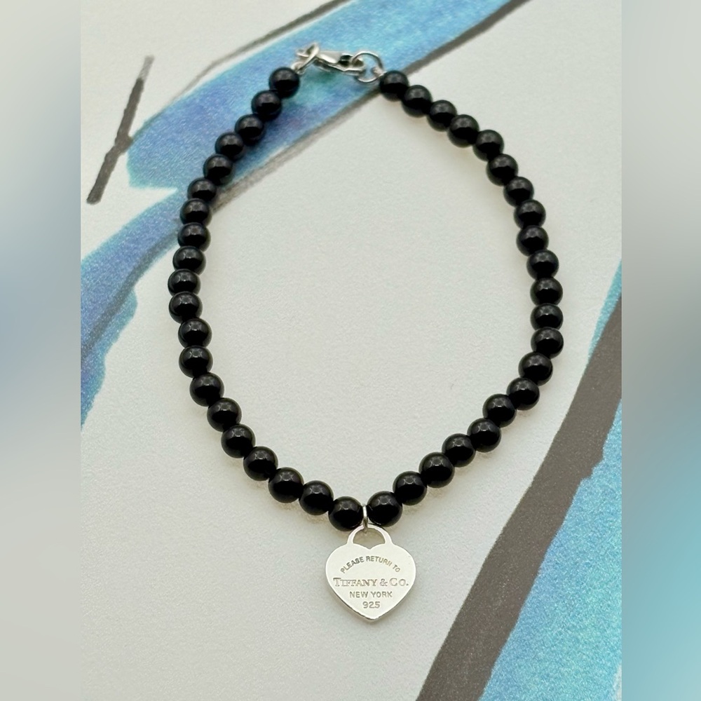 Tiffany & Co. Authentic onyx bracelet
